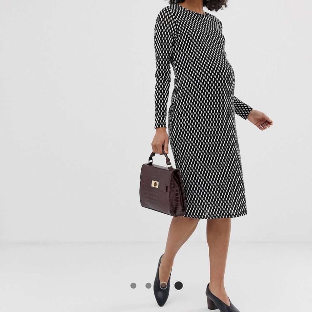 ASOS Maternity glamorous Bloom Polka Dot dress